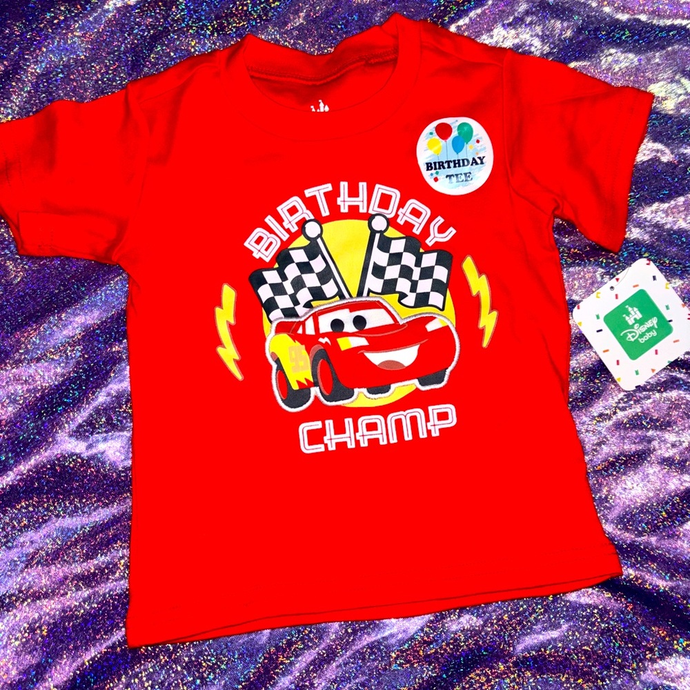 Disney Baby Lightning McQueen Birthday Shirt